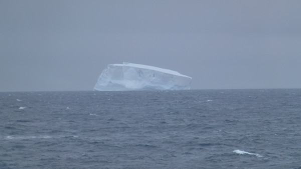 Always exciting to see the first ice berg