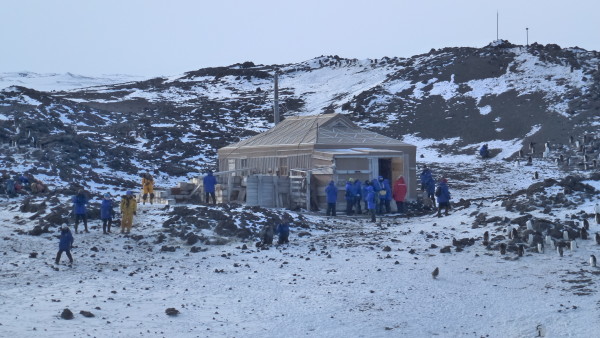 Ernest Shackleton's hut. 15 people lived here for a winter