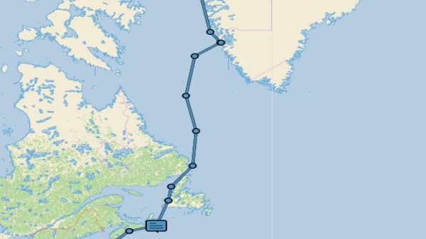Halifax to Greenland